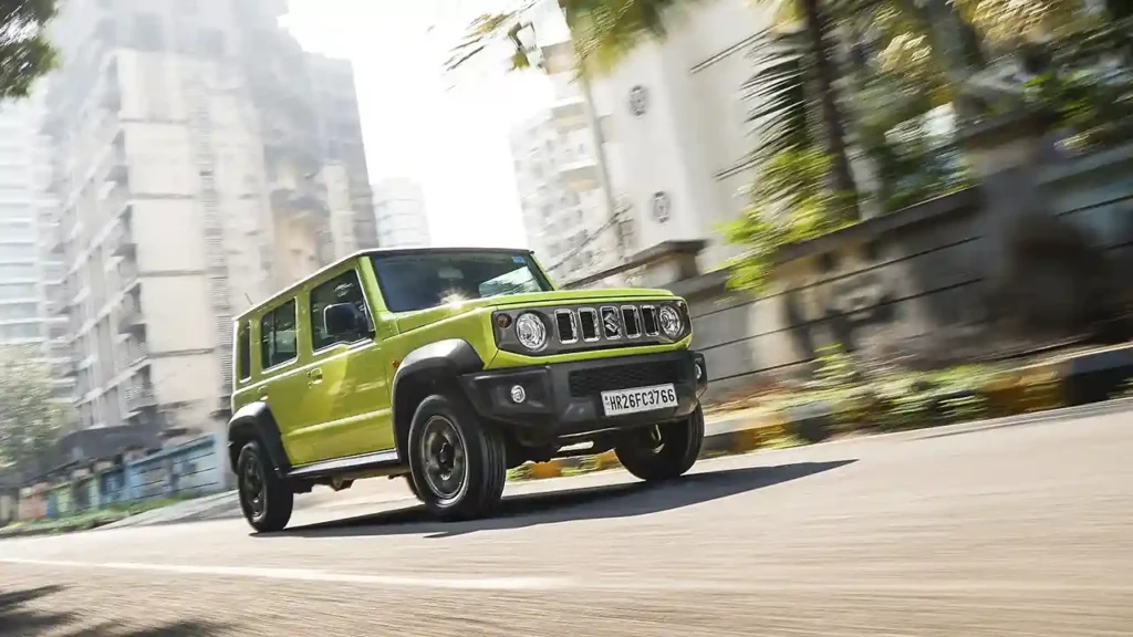 maruti suzuki jimny right front three quarter3